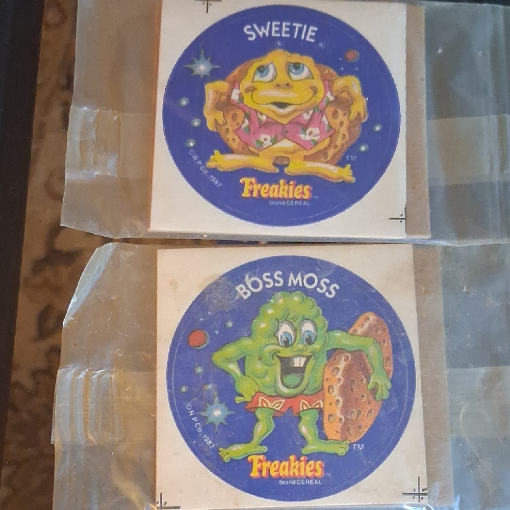 FREAKIES CEREAL BOX PRIZES